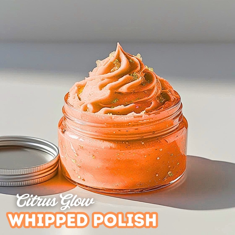 Citrus Squeeze Whipped Pre-Shave Polish | Lemon & Kiwi | Smooth Glow Polish